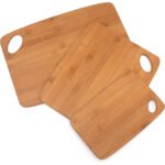 Bamboo Cutting Board with Juice Groove & Grip Handle - Image 3