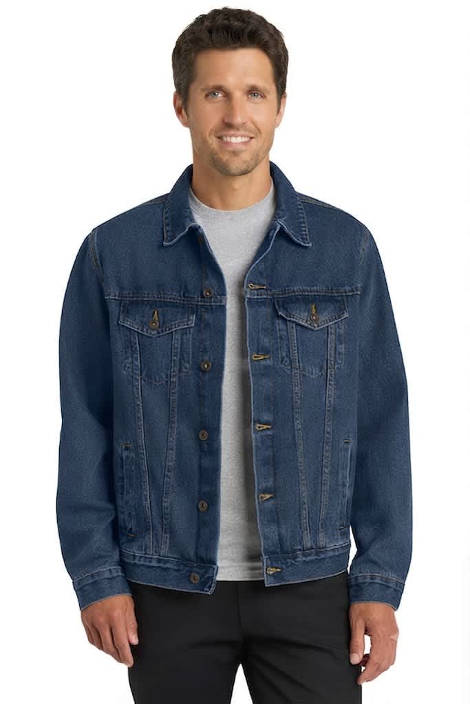 0908 Premium Men's Classic Denim Jacket - Image 1