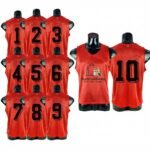 Durable Numbered Football Vests, Custom Team Training Vests. - Image 2