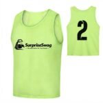 Durable Numbered Football Vests, Custom Team Training Vests.