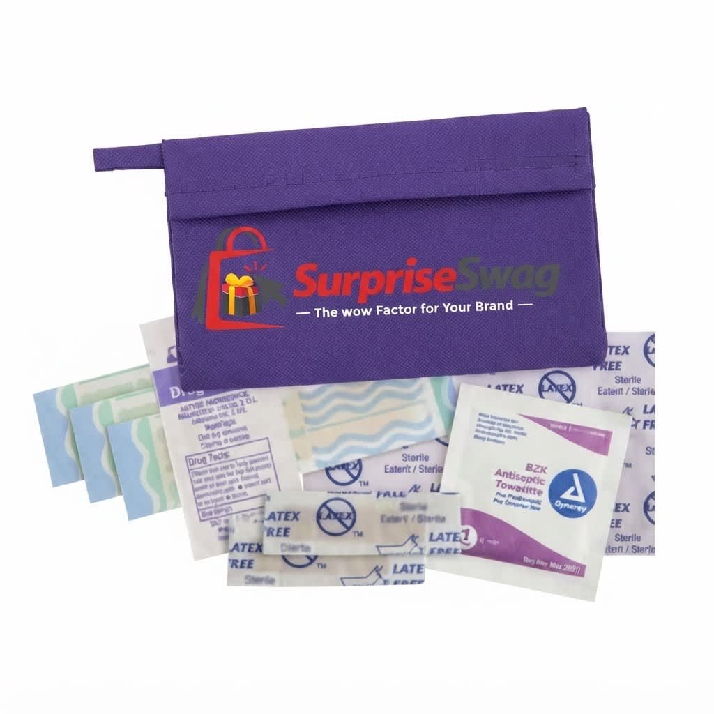 13123 Compact Non-Woven First Aid Kit with Organized Storage - Image 1