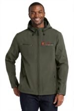 Premium Performance Hooded Soft Shell Jacket for Men - Image 2