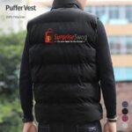 Custom Men's Insulated Puffer Vest with Logo