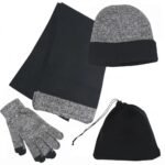Cold Weather Essentials Set: Beanie, Gloves, and Bag - Image 2