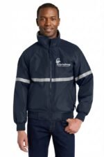 Reflective Taped Work Jacket for Men