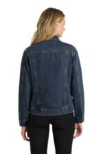 Classic Slim Fit Denim Jacket for Women with Stretch Fabric - Image 2