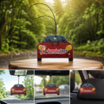 Branded Car Shaped Hanging Air Freshener - Image 2