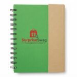 Sustainable Bonded Leather Notebook 5 by 7 Recycled Paper - Image 4