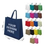 Personalized Mini Laminated Tote with Logo - Image 2