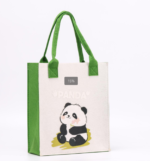 Custom Logo Laminated Tote for Daily Commute - Image 2