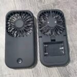 Matte Textured Portable Hand Fan with Silent Operation - Image 4