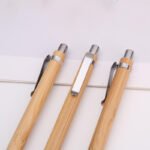 Engraved Bamboo Stylus Pen with Ergonomic Design - Image 2