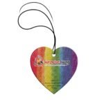 Personalized Heart Car Air Freshener with Logo