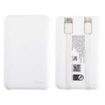 Compact 5000mAh UL-Listed Power Bank with Integrated Cables - Image 2