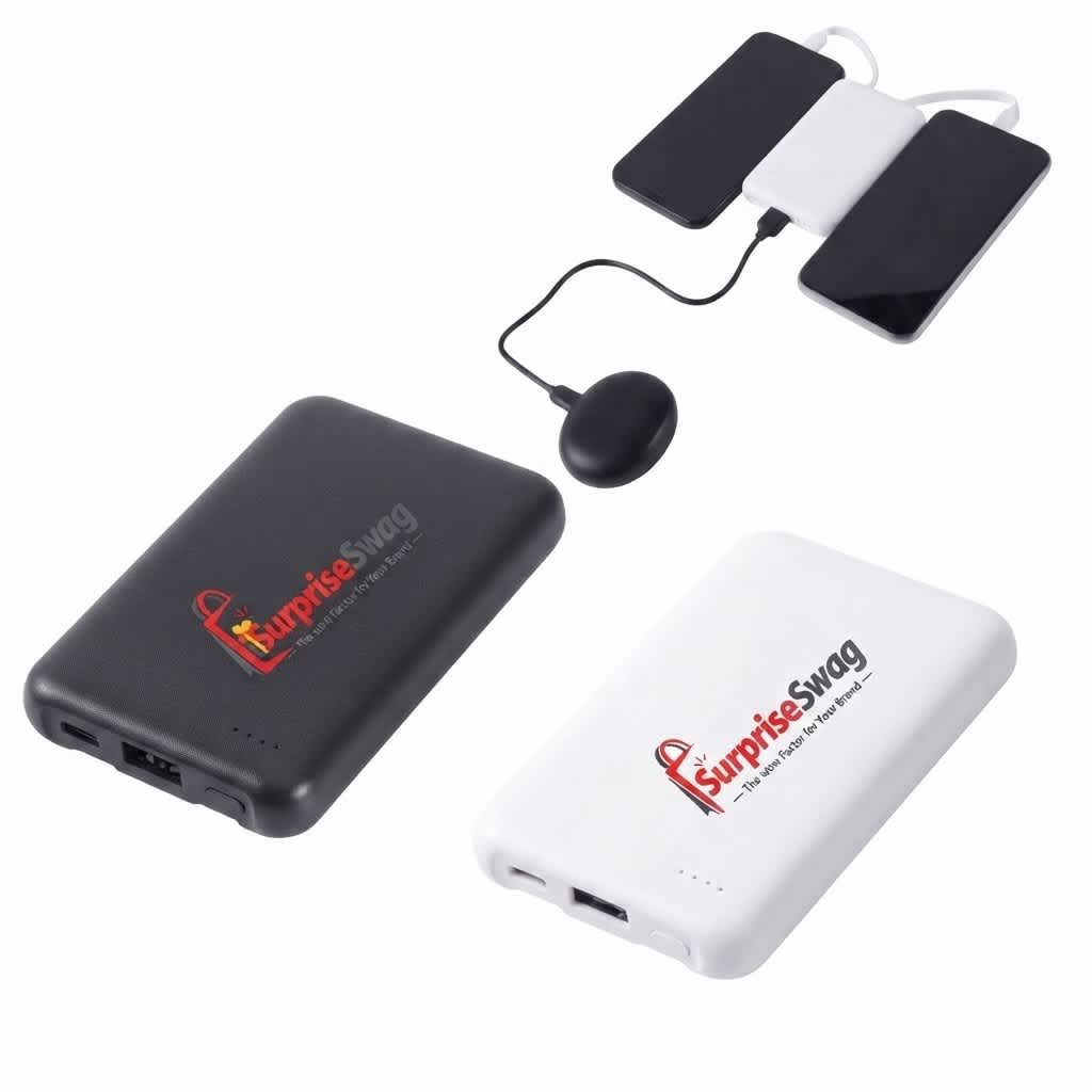 PBF1 Compact 5000mAh UL-Listed Power Bank with Integrated Cables - Image 1