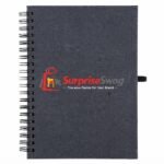 Sustainable Bonded Leather Notebook 5 by 7 Recycled Paper - Image 3