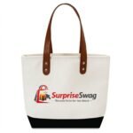 Eco-Chic Vegan Leather Handle Tote - Practical & Stylish