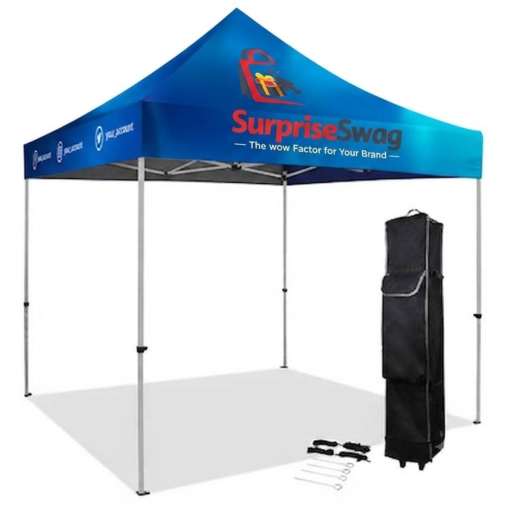 tn1131 Custom Printed Pop Up Canopy Tent , Heavy Duty Steel Frame. - Image 1