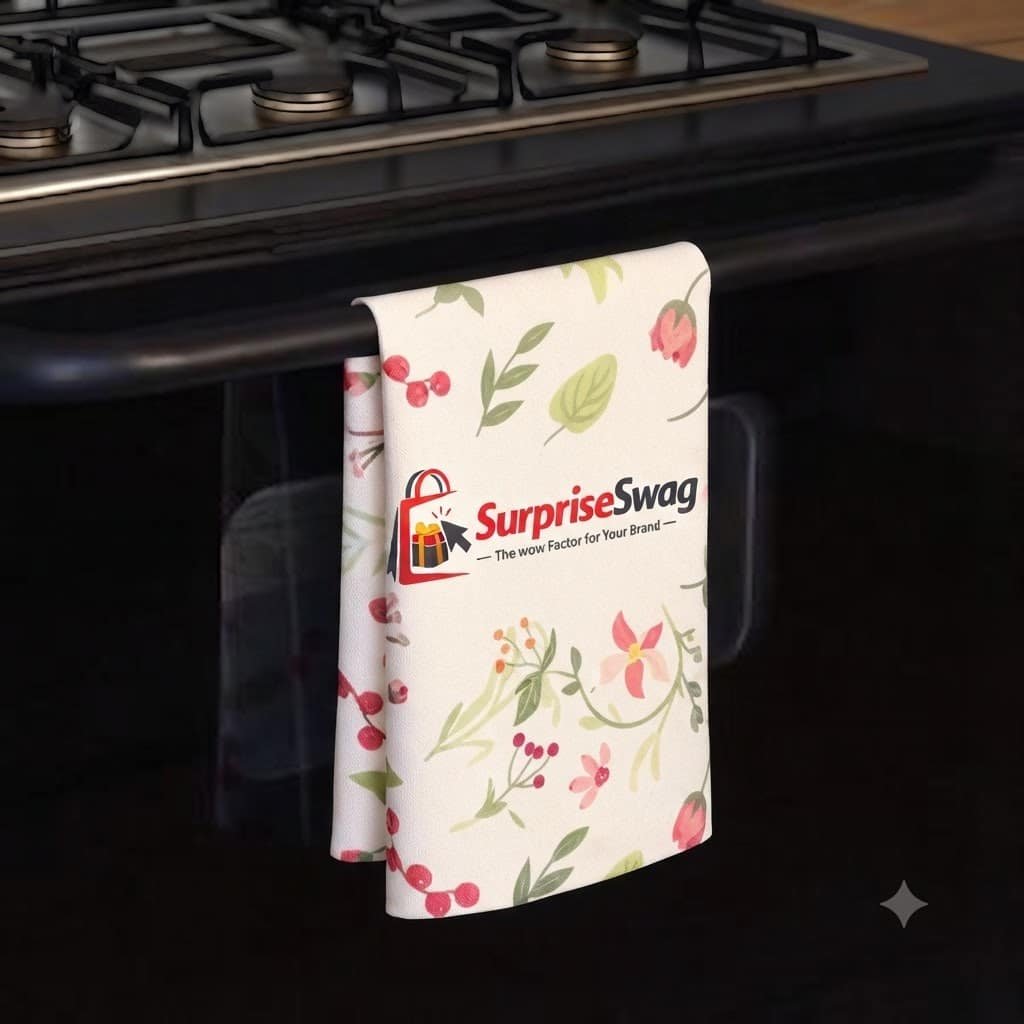 ttt1f Premium Recycled Polyester Dish Towel with Sublimated Print - Image 1