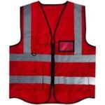 Reflective Safety Vest with Pockets for Industrial Use - Image 3