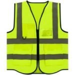 Reflective Safety Vest with Pockets for Industrial Use - Image 4