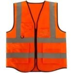 Reflective Safety Vest with Pockets for Industrial Use - Image 5
