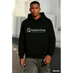 Premium Comfort Hoodie with Custom Logo Front Pocket - Image 3