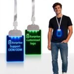 Custom LED Acrylic ID Badge for Staff Events and Access