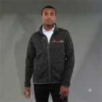Men's Sweater Knit Full Zip Jacket - Image 3