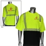 Short Sleeve Black Bottom Front T-Shirt - Image 4