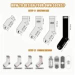 Custom Anti Slip Grip Socks for Soccer and Basketball - Image 3
