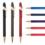 Laser Engraved Metal Stylus Ballpoint Pen for Office - Image 2