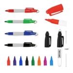 Customizable Mini Permanent Marker with Keychain Cap - Image 2
