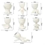 Soothing Mini Ceramic Flower Pot for Wellness - Image 2