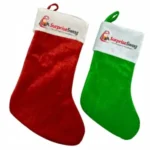 Velvet Christmas Stockings with Embroidered Personalization