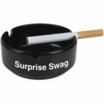 Customized Durable Plastic Heatproof Ashtrays with 3 Grooves