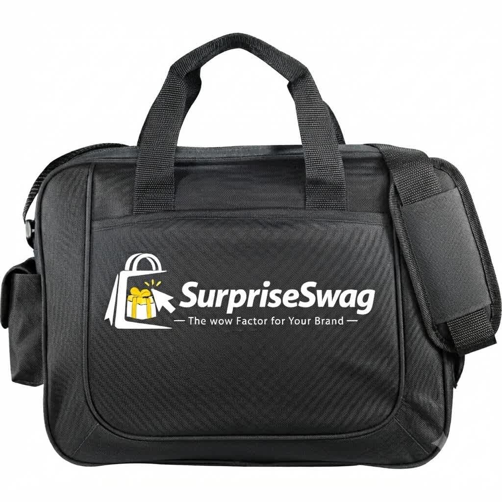 52525 Professional Slim Laptop Briefcase with Durable Construction - Image 1