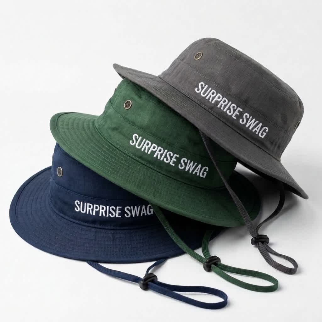 567e785b-d55b-45fa-86de-efb6c7789994 Wide Brim Boonie Hat with Custom Logo - Image 1