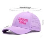 Laser Cut Waterproof Sports Gorras Trucker Hat Streetwear