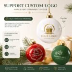 Handcrafted Christmas Tree Hanging Ball - Image 2