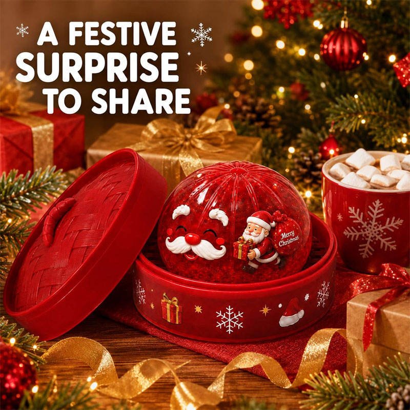 BALL 1 Promotional Gifts Mystery Christmas Dumpling Squishy Stress - Image 1