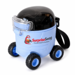 Funny Boy Portable 550ml Cute Mars Rover Plastic Water Bottle