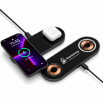 Glass Aluminum Dual Wireless Charging Pad