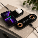 Glass Aluminum Dual Wireless Charging Pad - Image 2