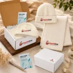 Fuzzy RPET Beanie & Scarf Gift Set - Image 2