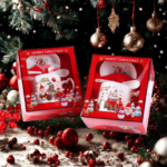 Promotional Gift Ceramic Christmas Mugs With spoon - Image 5