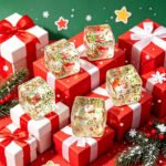 Christmas Ice Cube Maltose Glitter Squishy Square Squeeze - Image 2