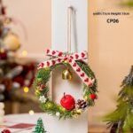 Christmas Jingle Bell Velvet Bow Ornament - Image 5