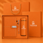 3-piece sage green corporate gift set - Image 3