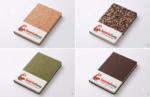 two-tone cork-cover notebook
